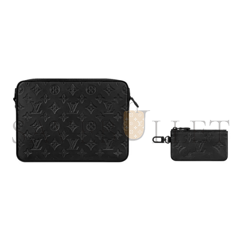 l0*is V*t0n embossed leather and cowhide messenger bag shoulder crossbody bag m46602 (25*18.5*7cm)